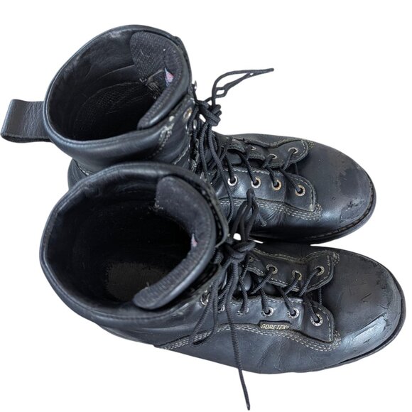 Red Wing Black Leather Steel Toe Lace Up Work Boots - Men\'s Size 12 main image 4